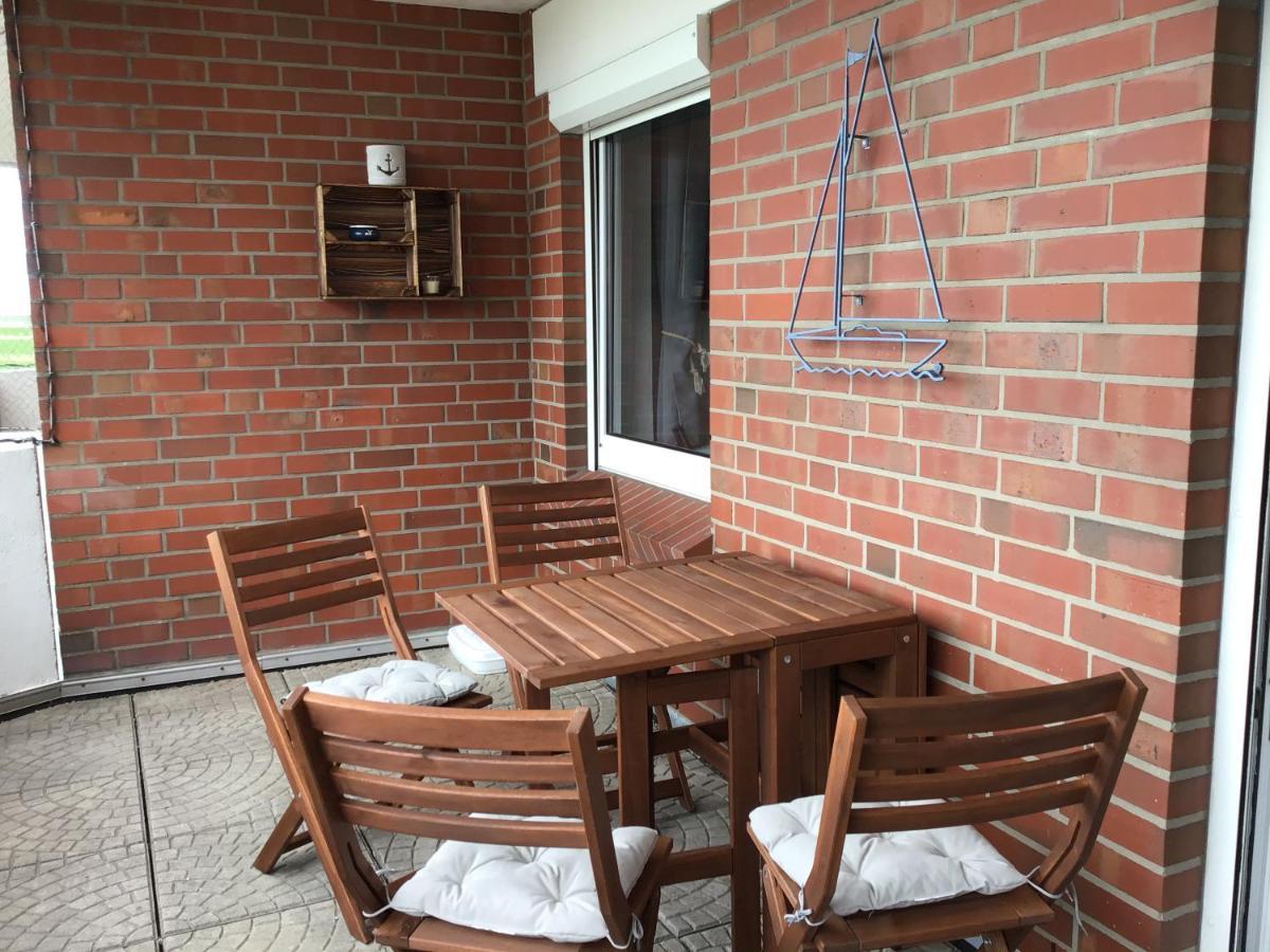 Liebevoll Eingerichtete Ferienwohnung Luettje Koje Dornum Exterior foto